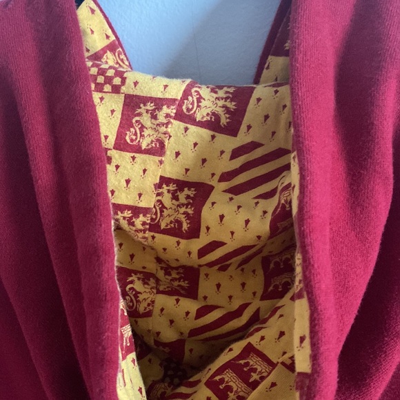 Universal Studios Harry Potter men's griffindor zip up hoodie jacket - Picture 7 of 12